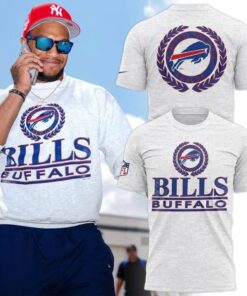 Dion Dawkins Buffalo Bills Double-Sided Crest – Highmark Stadium Bills Mafia T-Shirt