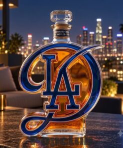 Dodgers Brooklyn 1883 Los Angeles 1958 Heritage Whiskey Bottle