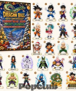 Dragon Ball 40th Anniversary 2026 Christmas Advent Calendar – 24 Collectible Charms Dragon Ball 40th Anniversary 2026 Christmas Advent Calendar – 24 Collectible Charms
