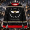 Elvis Presley And Santa Rockin’ Graphic Ugly Christmas Sweater