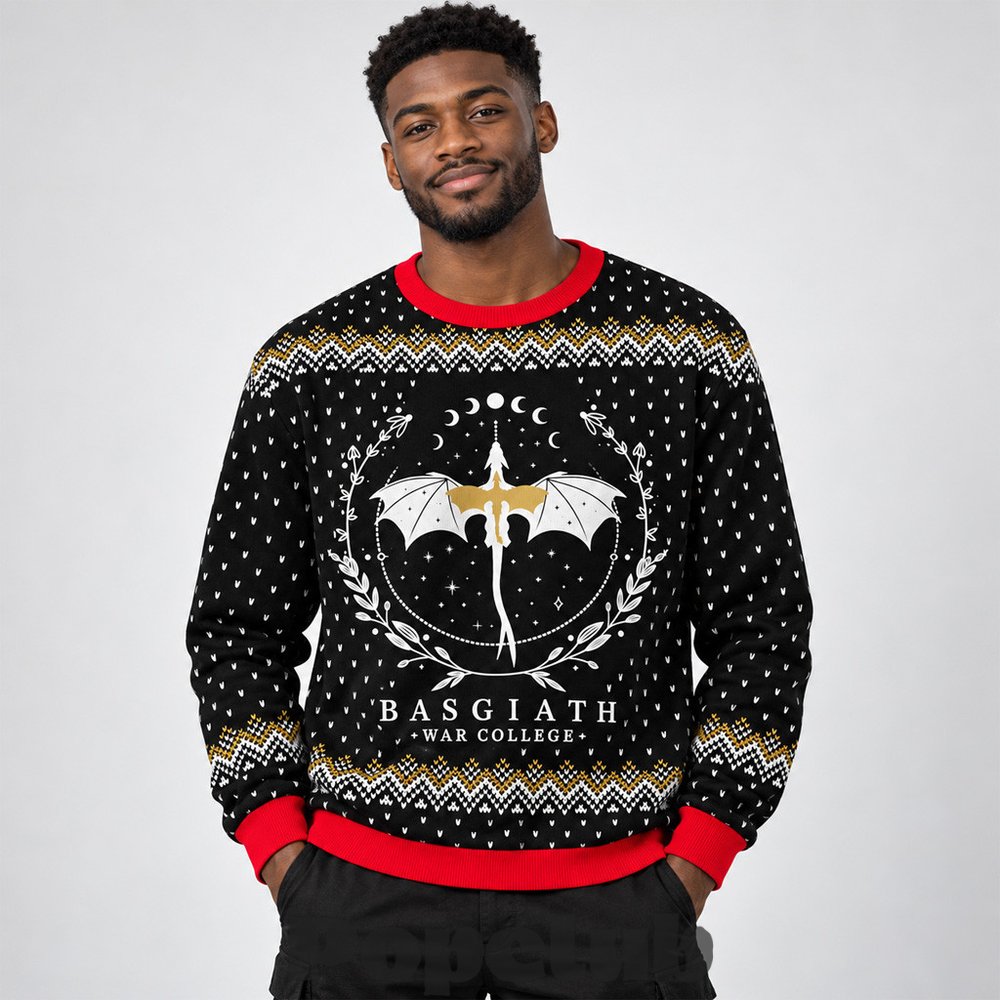 Dragon Basgiath War College 2026 Ugly Christmas Sweater Dragon Basgiath War College 2026 Ugly Christmas Sweater