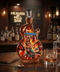 Eddie Van Halen Frankenstrat Guitar Whiskey Bottle