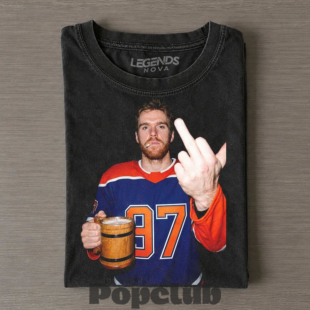 Edmonton Oilers Connor McDavid Drunk & Smoke Shirt Edmonton Oilers Connor McDavid Drunk & Smoke Shirt