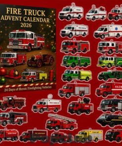 Fire Truck Advent Calendar 2026 for Firefighter and Truck Lovers