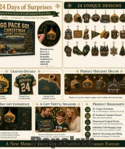 Green Bay Packers Go Pack Go! 2026 Christmas Advent Calendar Collector’s Edition