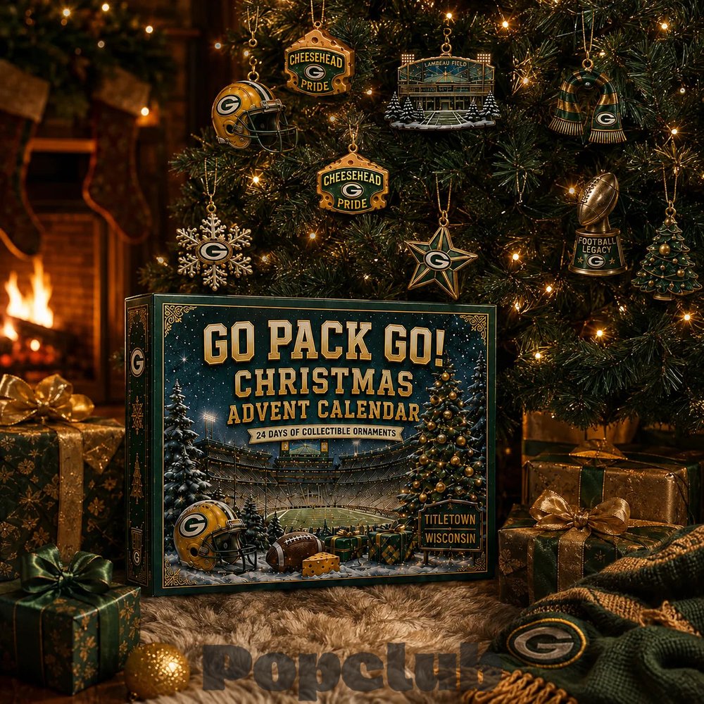 Green Bay Packers Go Pack Go! 2026 Christmas Advent Calendar Collector’s Edition Green Bay Packers Go Pack Go! 2026 Christmas Advent Calendar Collector’s Edition