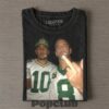 Green Bay Packers Donald Driver & Jordan Love Drinking & Middle Finger T-Shirt Green Bay Packers Donald Driver & Jordan Love Drinking & Middle Finger T-Shirt
