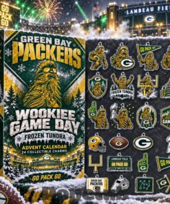 Green Bay Packers x Chewbacca Wookiee Game Day Advent Calendar 2026 For Football Fans