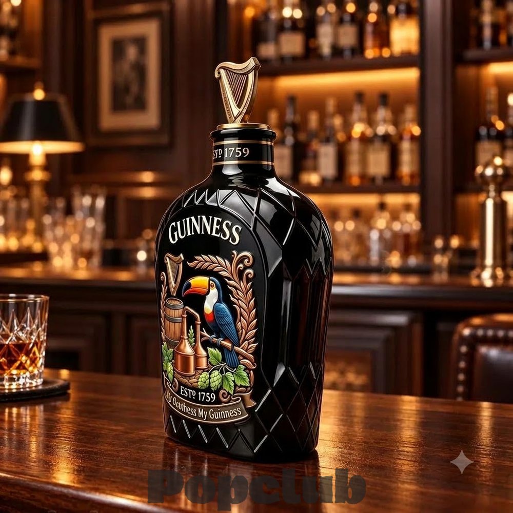 Guinness Est. 1759 Heritage Irish Harp Collector Whiskey Bottle Guinness Est. 1759 Heritage Irish Harp Collector Whiskey Bottle