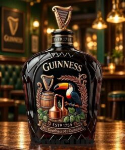 Guinness Est. 1759 Heritage Irish Harp Collector Whiskey Bottle