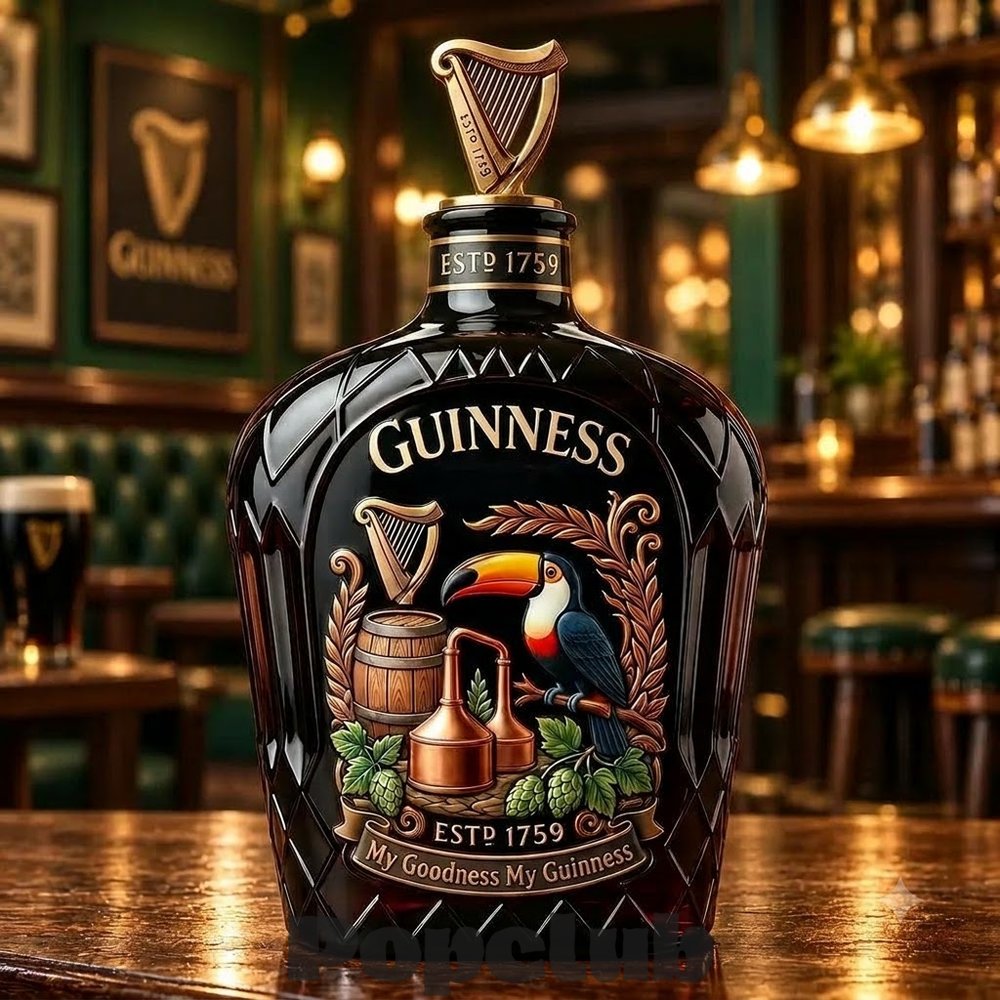 Guinness Est. 1759 Heritage Irish Harp Collector Whiskey Bottle Guinness Est. 1759 Heritage Irish Harp Collector Whiskey Bottle