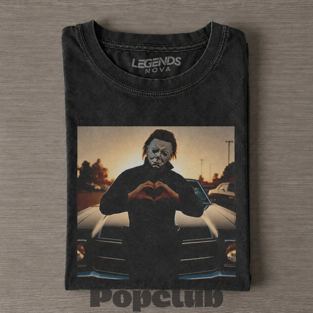 Halloween Michael Myers Heart Vintage T-Shirt Halloween Michael Myers Heart Vintage T-Shirt
