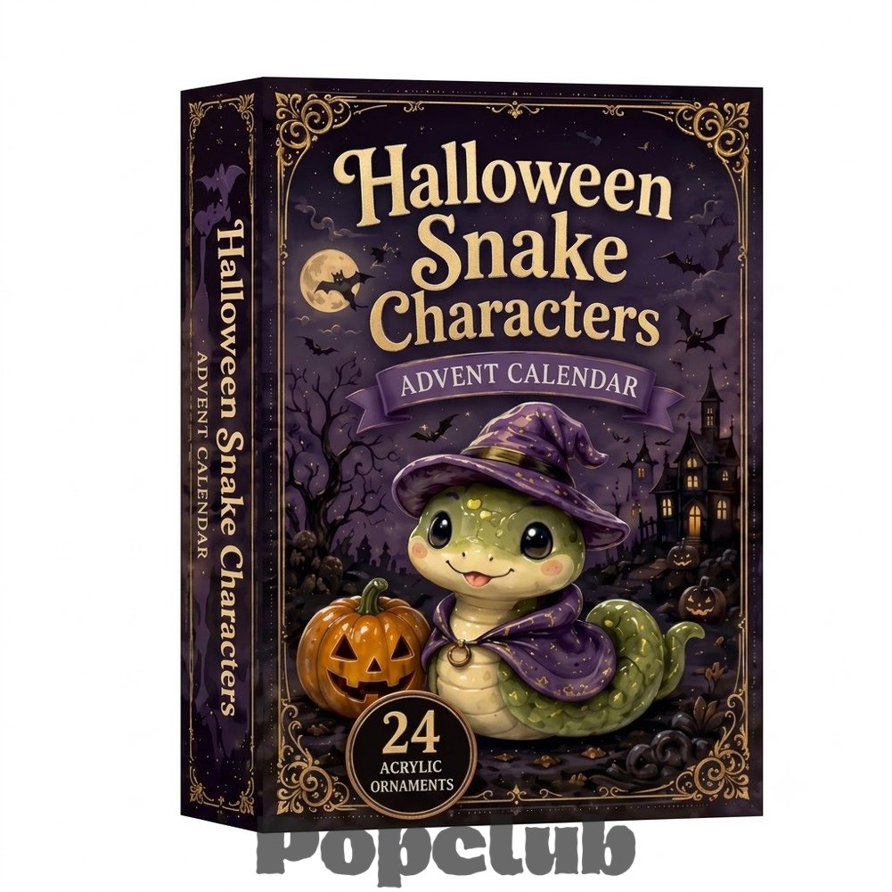 Halloween Snake Characters Advent Calendar 2026 for Snake Lovers Halloween Snake Characters Advent Calendar 2026 for Snake Lovers