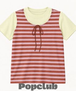 Harry Styles Together Tour In NYC Striped Tie-Front Shirt