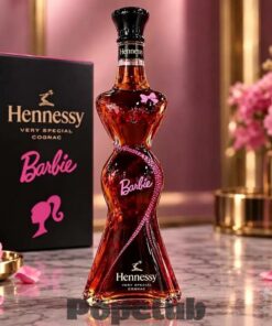 Hennessy Barbie Very Special Cognac Whiskey Bottle