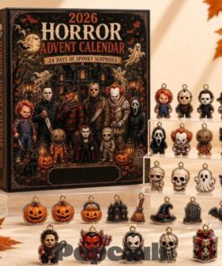 Horror Movie Characters Advent Calendar 24 Days Halloween 2026 Countdown for Halloween Fans