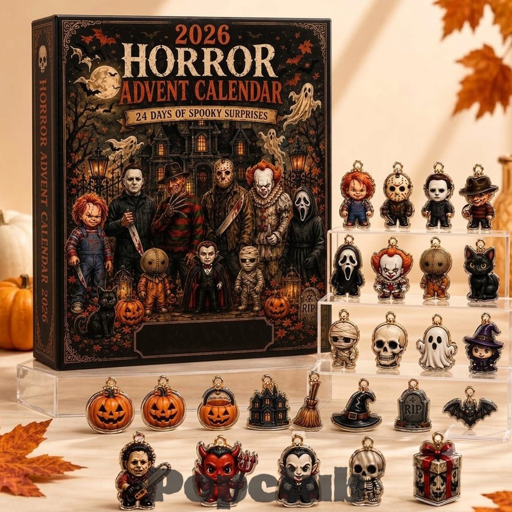 Horror Movie Characters Advent Calendar 24 Days Halloween 2026 Countdown for Halloween Fans Horror Movie Characters Advent Calendar 24 Days Halloween 2026 Countdown for Halloween Fans