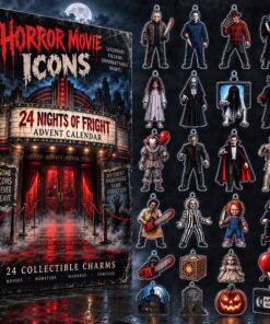 Horror Movie Icons 2026 Advent Calendar – 24 Collectible Charms