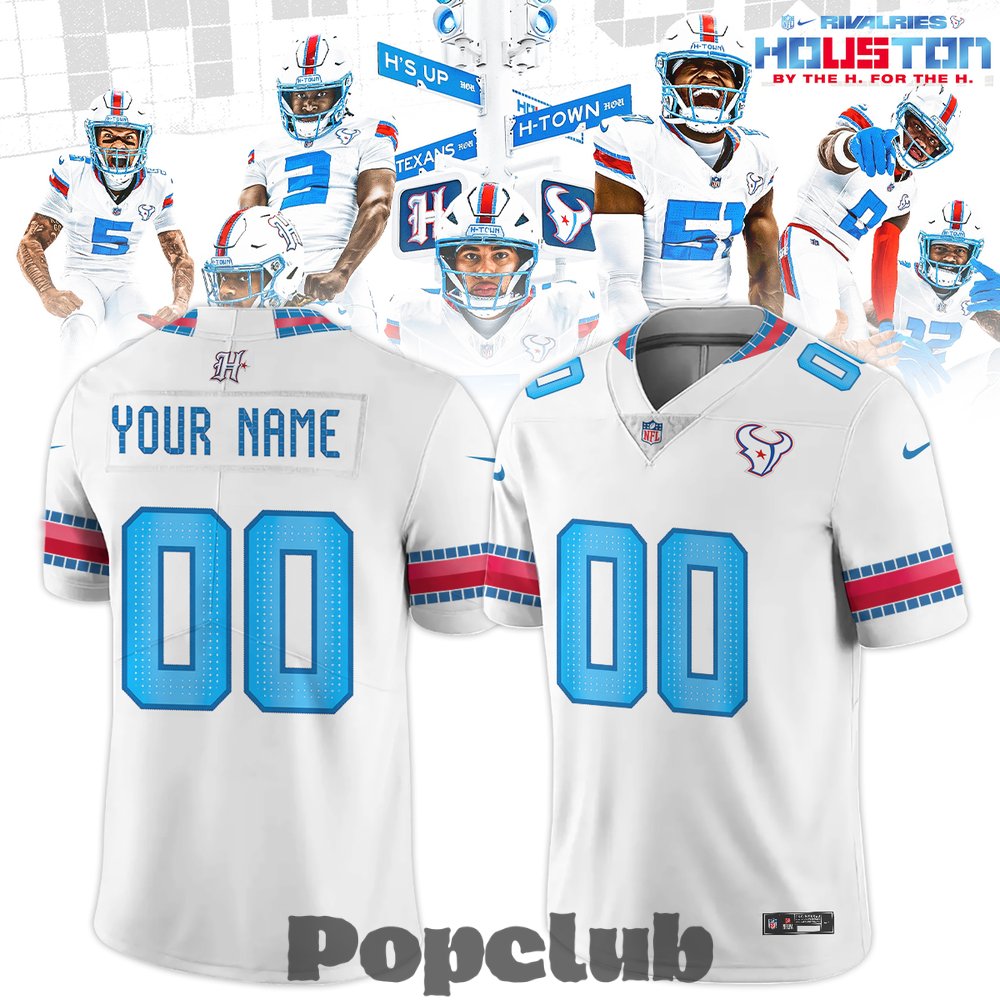 Houston Texans 2026 Rivalries Edition Special Custom Football Jersey Houston Texans 2026 Rivalries Edition Special Custom Football Jersey