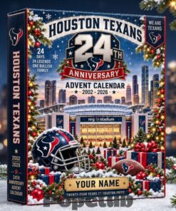 Houston Texans 24th Anniversary 2026 Personalized Advent Calendar – 24 Collectible Charms