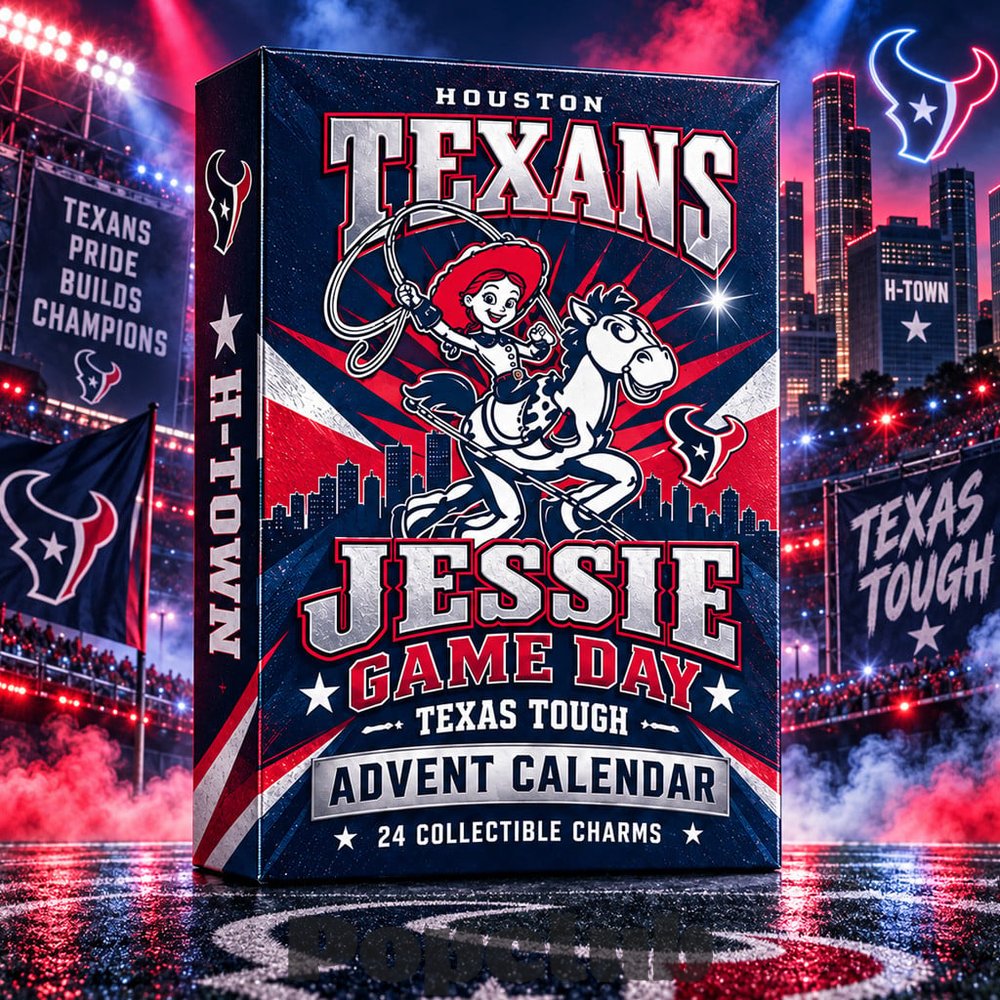 Houston Texans x Jessie Texas Tough 2026 Advent Calendar – 24 Collectible Charms Houston Texans x Jessie Texas Tough 2026 Advent Calendar – 24 Collectible Charms