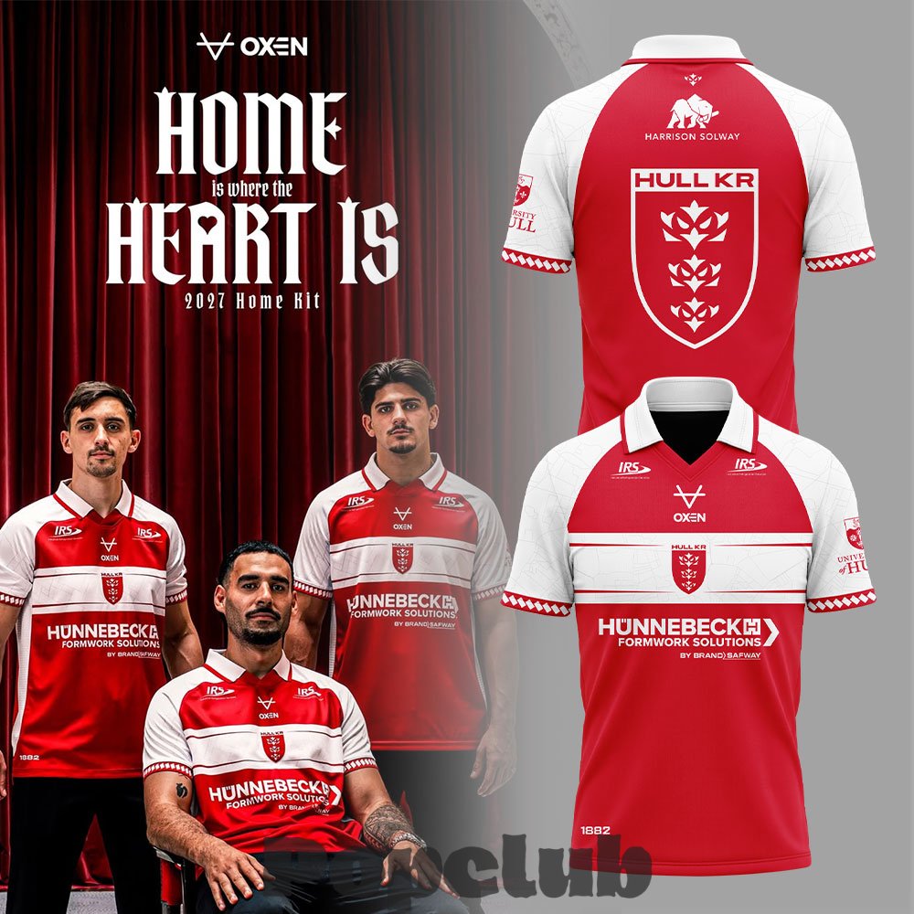 Hull KR 2027 Home Kit Limited Polo Shirt Hull KR 2027 Home Kit Limited Polo Shirt