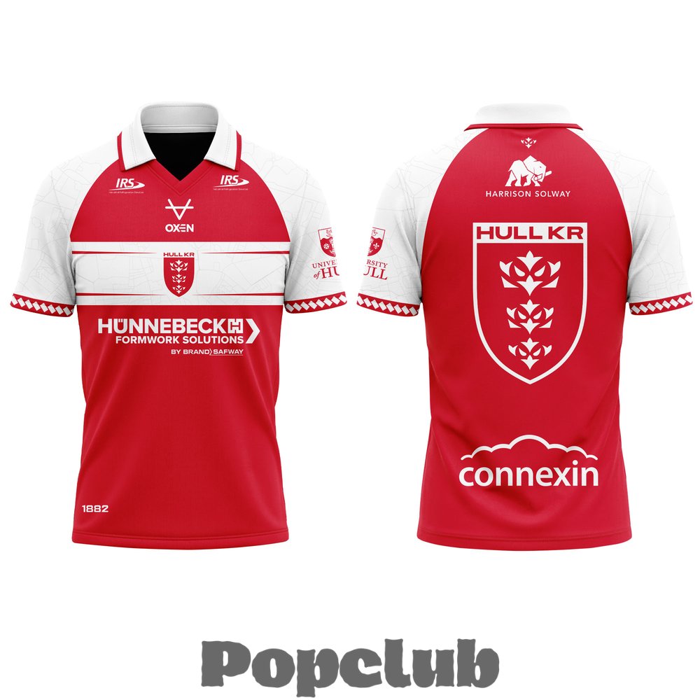 Hull KR 2027 Home Kit Limited Polo Shirt Hull KR 2027 Home Kit Limited Polo Shirt