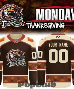 Huntsville Havoc Thanksgiving Game 2026 Hockey Jersey