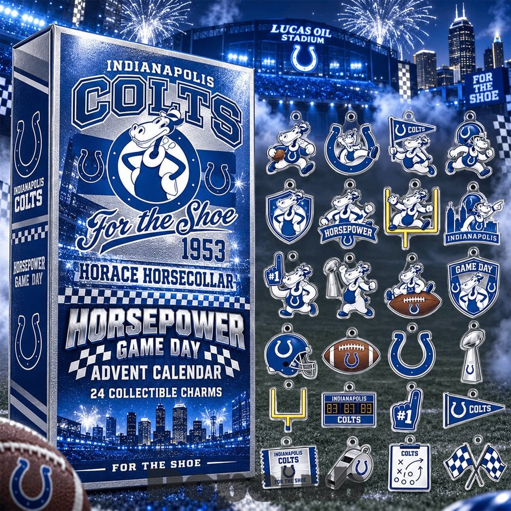 Indianapolis Colts x Horace Horsecollar 2026 Advent Calendar – 24 Collectible Charms Indianapolis Colts x Horace Horsecollar 2026 Advent Calendar – 24 Collectible Charms