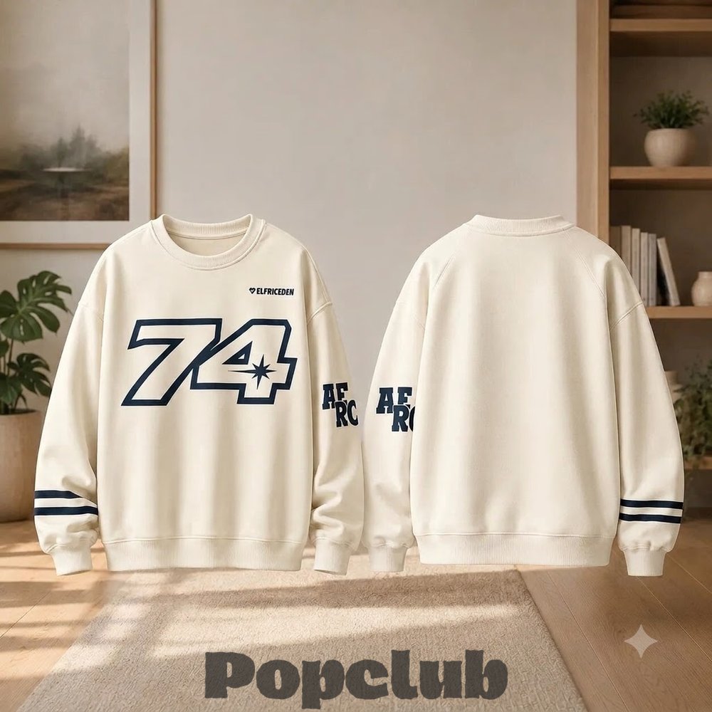 Jess Hilarious Aelfric Eden 74 Number Sweatshirt Jess Hilarious Aelfric Eden 74 Number Sweatshirt