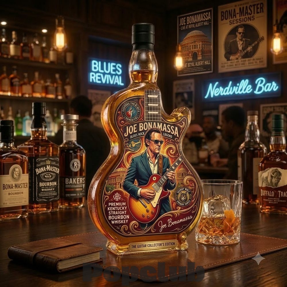 Joe Bonamassa Collector's Edition Guitar Legends Whiskey Tennessee Bottle Joe Bonamassa Collector's Edition Guitar Legends Whiskey Tennessee Bottle