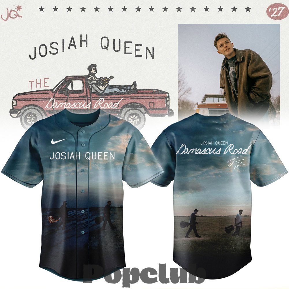 Josiah Queen “Damascus Road Tour” 2027 Signature Baseball Jersey Josiah Queen “Damascus Road Tour” 2027 Signature Baseball Jersey