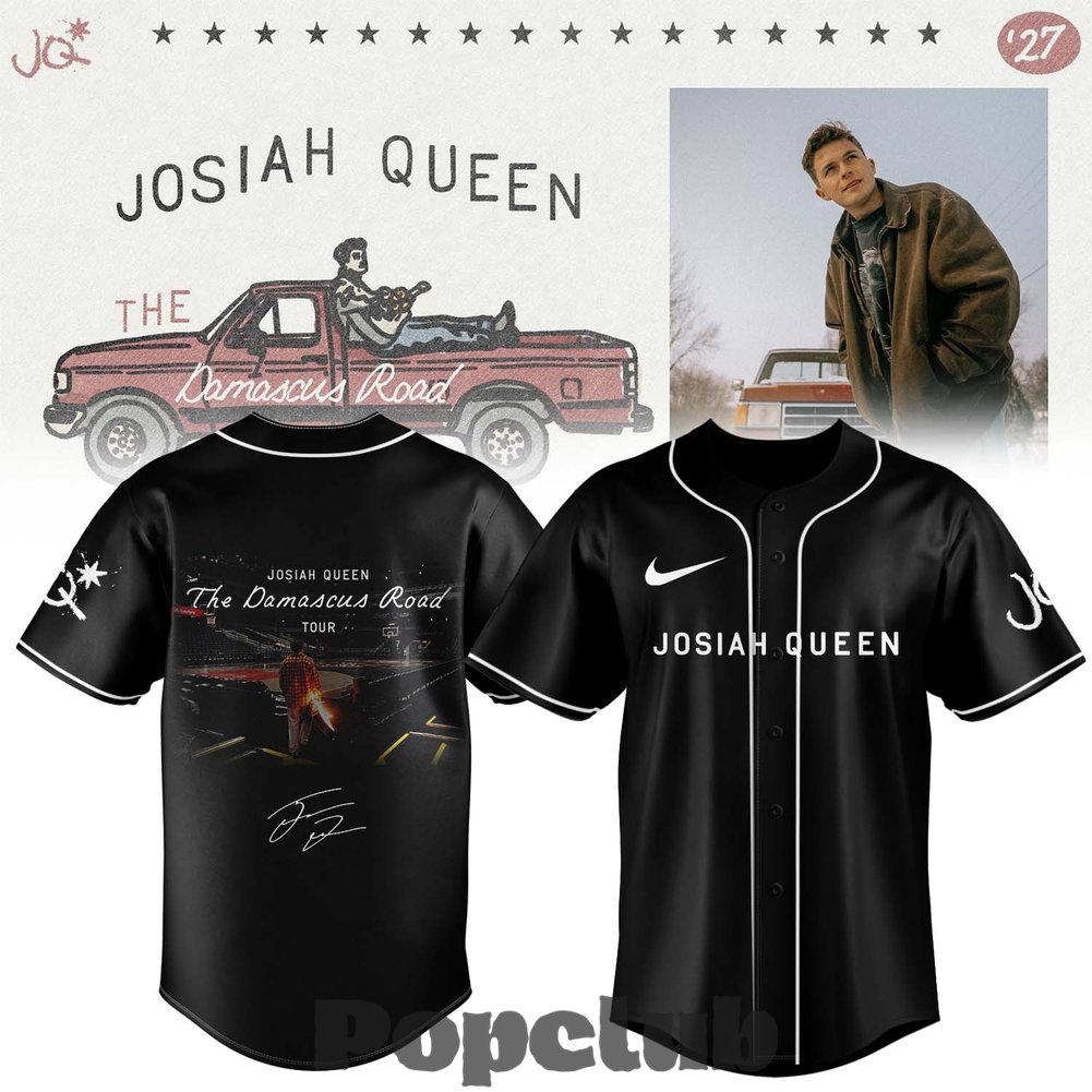 Josiah Queen “Damascus Road Tour” 2027 Signature Baseball Jersey Josiah Queen “Damascus Road Tour” 2027 Signature Baseball Jersey