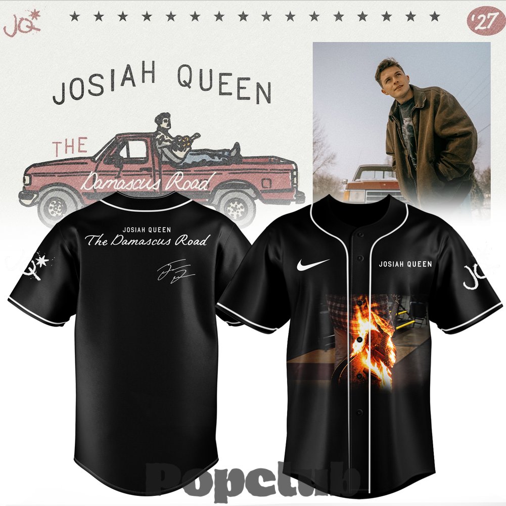 Josiah Queen “Damascus Road Tour” 2027 Signature Baseball Jersey Josiah Queen “Damascus Road Tour” 2027 Signature Baseball Jersey