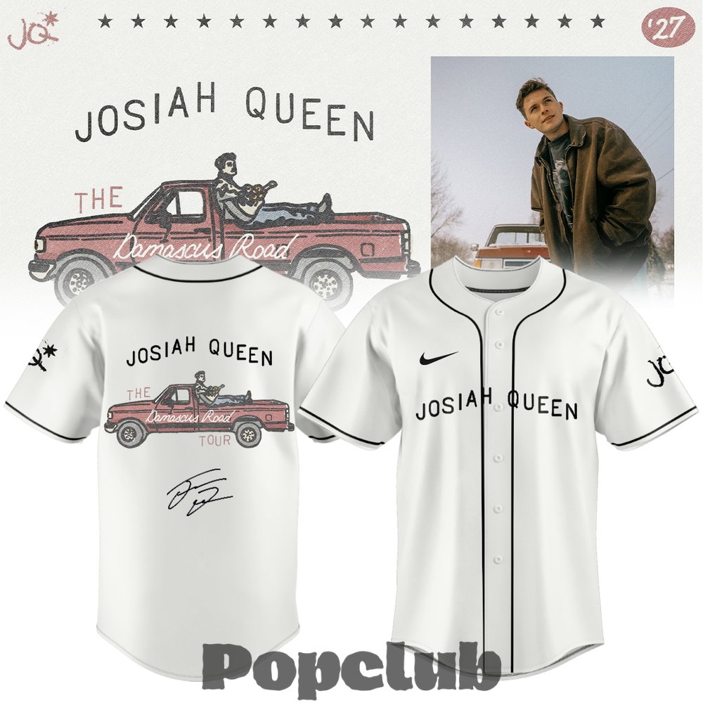 Josiah Queen “Damascus Road Tour” 2027 Signature Baseball Jersey Josiah Queen “Damascus Road Tour” 2027 Signature Baseball Jersey
