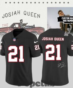 Josiah Queen “Damascus Road Tour” 2027 Signature Custom Football Jersey