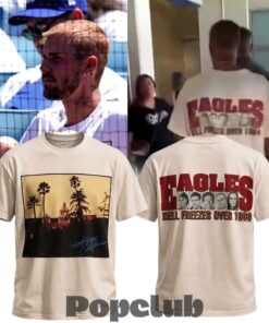 Justin Bieber Eagles Hell Freezes Over Hotel California Shirt