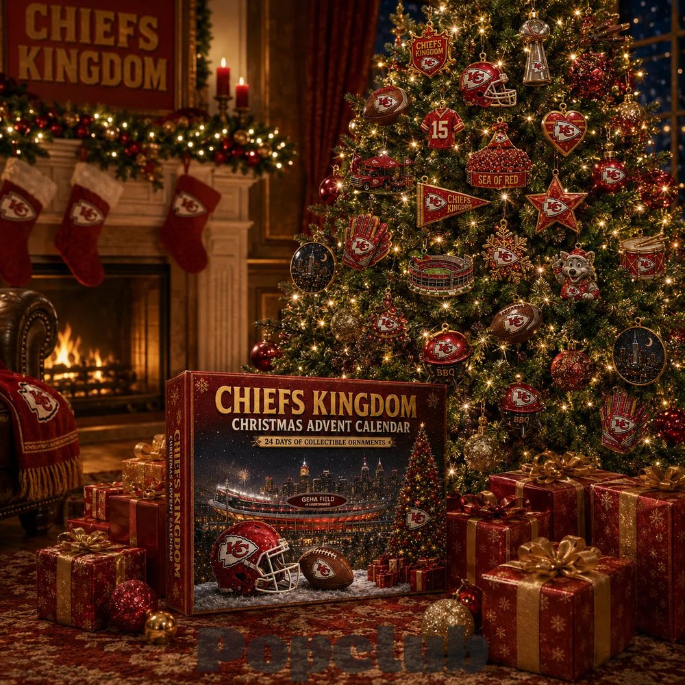 Kansas City Chiefs ‘Chiefs Kingdom’ 2026 Christmas Advent Calendar Collector’s Edition Kansas City Chiefs ‘Chiefs Kingdom’ 2026 Christmas Advent Calendar Collector’s Edition