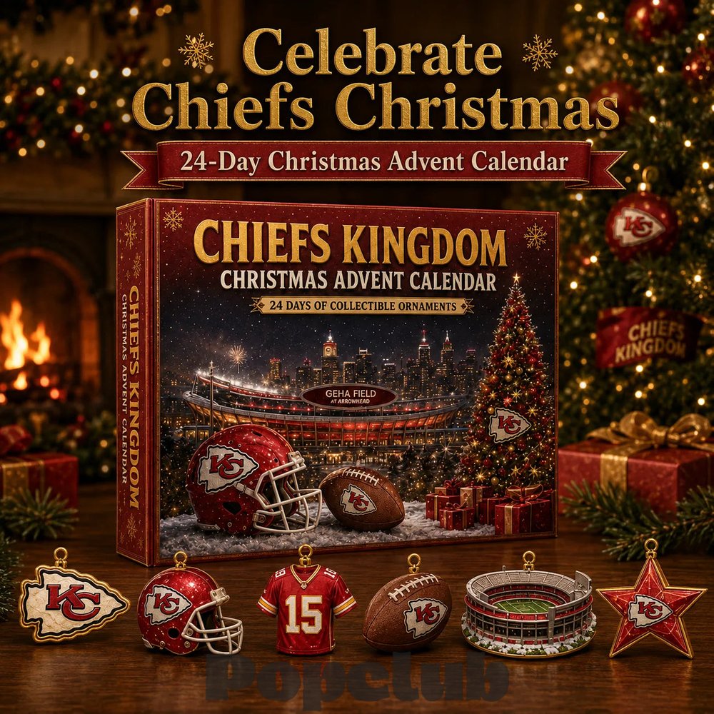 Kansas City Chiefs ‘Chiefs Kingdom’ 2026 Christmas Advent Calendar Collector’s Edition Kansas City Chiefs ‘Chiefs Kingdom’ 2026 Christmas Advent Calendar Collector’s Edition