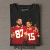 Kansas City Chiefs Patrick Mahomes Drinking & Middle Finger T-Shirt