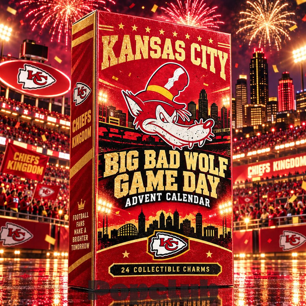 Kansas City Chiefs x Big Bad Wolf 2026 Advent Calendar – 24 Collectible Charms Kansas City Chiefs x Big Bad Wolf 2026 Advent Calendar – 24 Collectible Charms