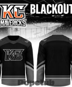 Kansas City Mavericks “Blackout” Special Hockey Jersey