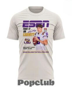 LSU Tigers Sam Leavitt ESPN College GameDay 500th Show T-Shirt