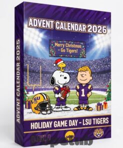 LSU Tigers x Peanuts Gang 2026 Advent Calendar – 24 Collectible Charms