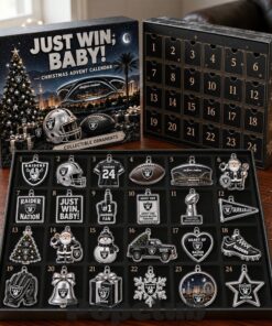 Las Vegas Raiders Just Win Baby Christmas Advent Calendar 2026 For Football Fans