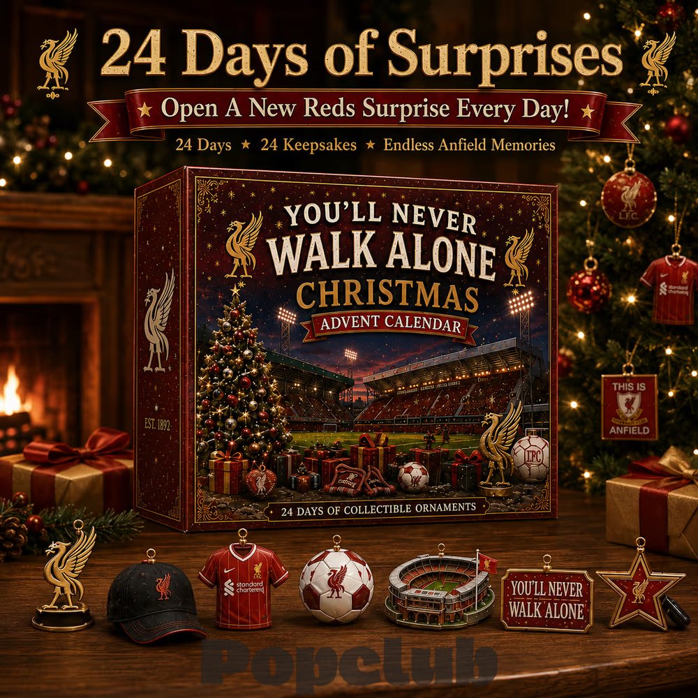 Liverpool FC You’ll Never Walk Alone 2026 Christmas Advent Calendar Collector’s Edition Liverpool FC You’ll Never Walk Alone 2026 Christmas Advent Calendar Collector’s Edition