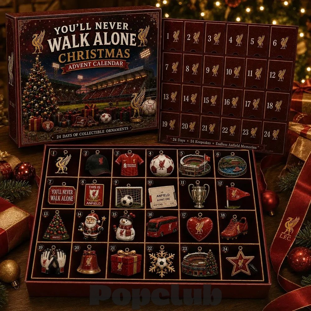 Liverpool FC You’ll Never Walk Alone 2026 Christmas Advent Calendar Collector’s Edition Liverpool FC You’ll Never Walk Alone 2026 Christmas Advent Calendar Collector’s Edition