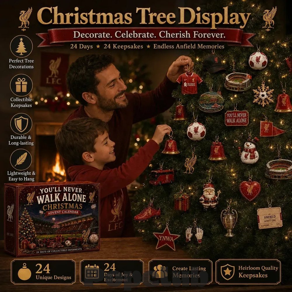 Liverpool FC You’ll Never Walk Alone 2026 Christmas Advent Calendar Collector’s Edition Liverpool FC You’ll Never Walk Alone 2026 Christmas Advent Calendar Collector’s Edition