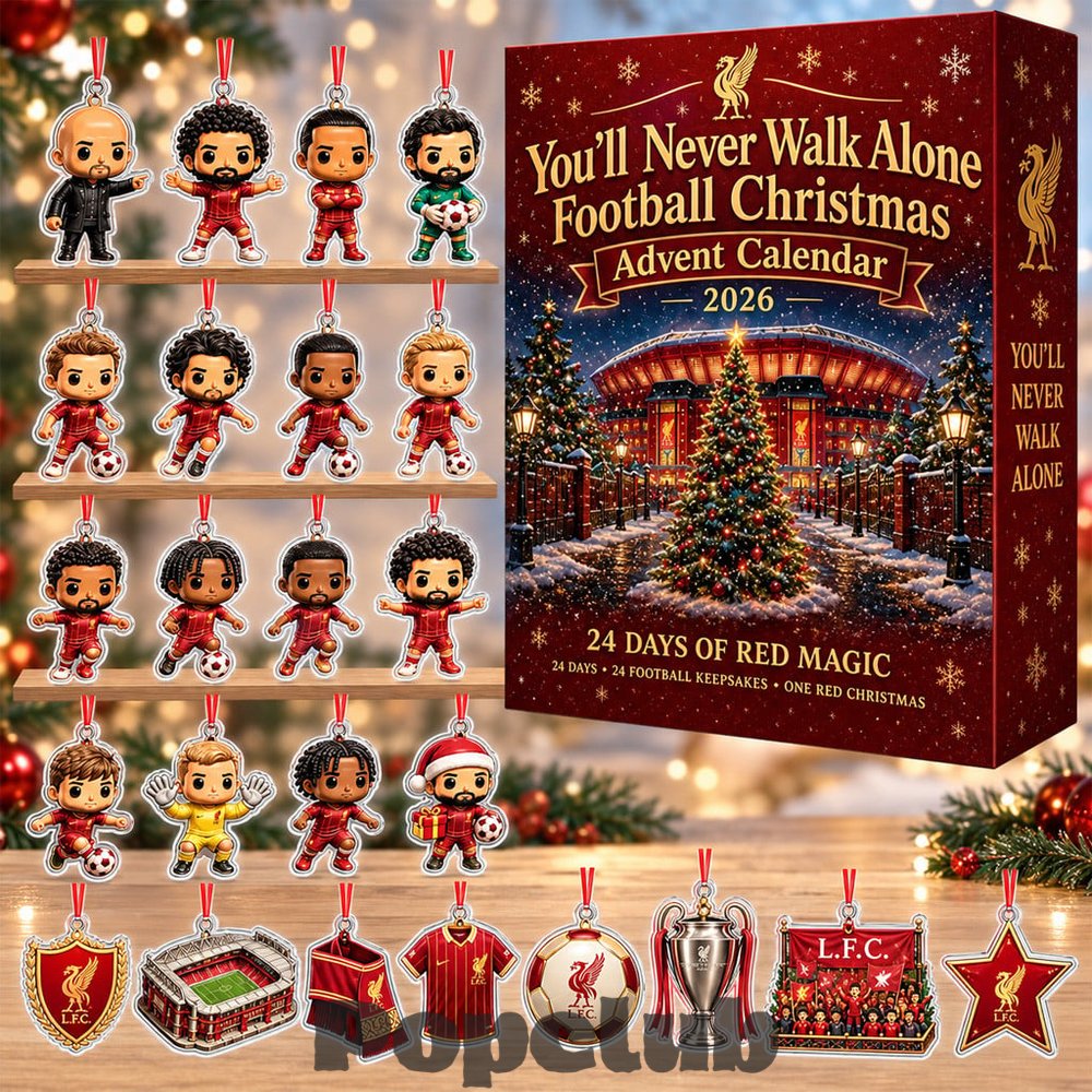 Liverpool You’ll Never Walk Alone Football Christmas Advent Calendar For Soccer Fans Liverpool You’ll Never Walk Alone Football Christmas Advent Calendar For Soccer Fans
