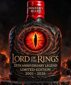 Lord of The Rings 25th Anniversary Whiskey Bottle